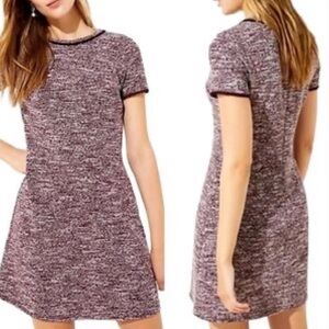LOFT Purple Knit Dress